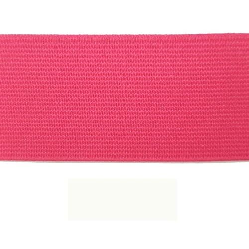 Gummiband, umklappbar, elastisches Band for Unterwäsche, Hosen, BHs, Gummikleidung, verstellbar, weicher Bund, elastisch, rot, 50 mm(Light Rose Red,20mm) von EUXHTYWP