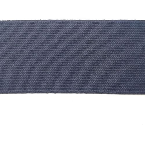 Gummiband, umklappbar, elastisches Band for Unterwäsche, Hosen, BHs, Gummikleidung, verstellbar, weicher Bund, elastisch, rot, 50 mm(Navy Blue 3,40mm) von EUXHTYWP