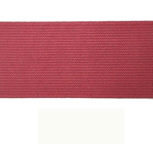 Gummiband, umklappbar, elastisches Band for Unterwäsche, Hosen, BHs, Gummikleidung, verstellbar, weicher Bund, elastisch, rot, 50 mm(Red Wine,40mm) von EUXHTYWP