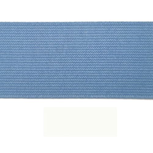 Gummiband, umklappbar, elastisches Band for Unterwäsche, Hosen, BHs, Gummikleidung, verstellbar, weicher Bund, elastisch, rot, 50 mm(Sky Blue,50mm) von EUXHTYWP