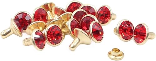 Hotfix-Strasssteine, 100 Sets, 8 mm, Glas-Strassnieten, goldene Metallsockelnieten for Kleidung, Taschen, Lederhandwerk Hotfix-Strasssteine, 100 Sets, 8 mm, Glas-Strassnieten, goldene Metallsockelnieten for Kleidung, Taschen, Lederhandwerk von EUXHTYWP