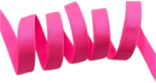 Weiche Hautunterwäsche, elastische Bänder, schmücken Baby-Stoffrock, DIY, handgefertigt, Haar-BH, Schultergurte, Nähzubehör, Gold(25 Neon Pink) von EUXHTYWP