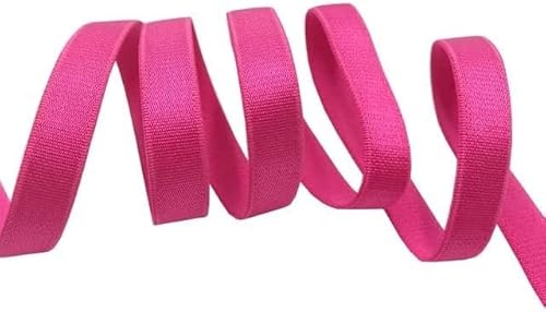 Weiche Hautunterwäsche, elastische Bänder, schmücken Baby-Stoffrock, DIY, handgefertigt, Haar-BH, Schultergurte, Nähzubehör, Gold(5 Hot Pink) von EUXHTYWP