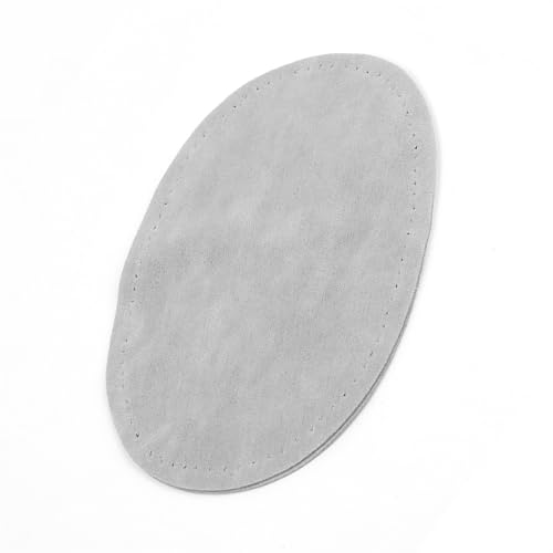 1 Paar Aufnäher aus PU-Leder, Reparaturflicken in ovaler Form, Ellenbogen-, Knie-, Bekleidungszubehör für Pullover, Jeans von EUYueli