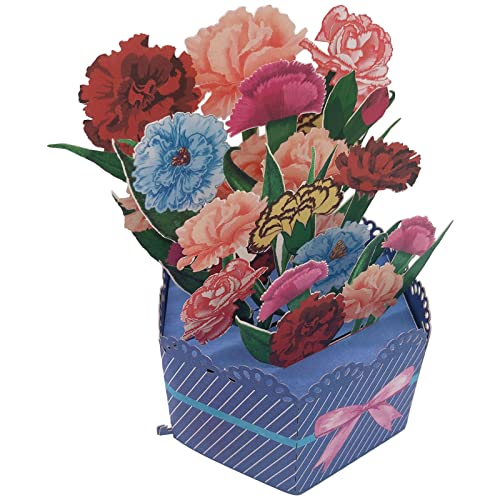 3D Muttertagskarten mit Blumenmotiv, Dankeskarten für Mama W von EUYueli