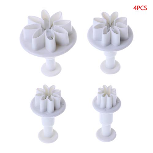 4-teiliges Kuchenform-Set für Schokolade, Kekse, Fondant, Dekorationswerkzeug von EUYueli