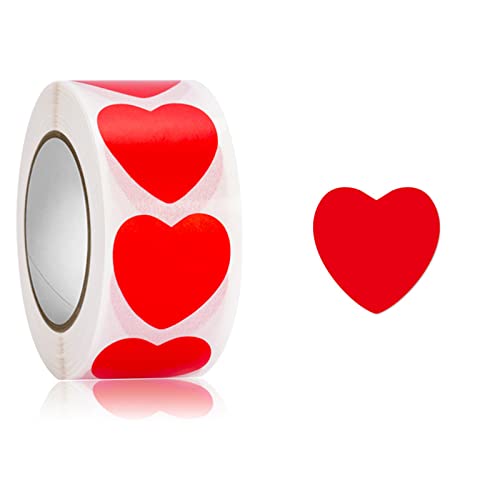 500 Stück Liebe Herz Valentinstag Aufkleber Geburtstag Party Siegel Etiketten Box Verpackung Schreibwaren Dekor von EUYueli