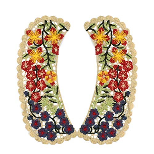 Bestickter Blumen-Ausschnitt, Spitzenapplikation, ausgehöhlt, Kunsthalsband Bestickter Blumen-Ausschnitt, Spitzenapplikation, ausgehöhlt, Kunsthalsband von EUYueli