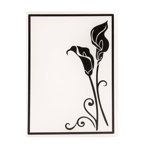 Blumenuhr-Prägeschablonen Prägeschablonen für Grußkarten, Hochzeitseinladungen, Scrapbooking von EUYueli