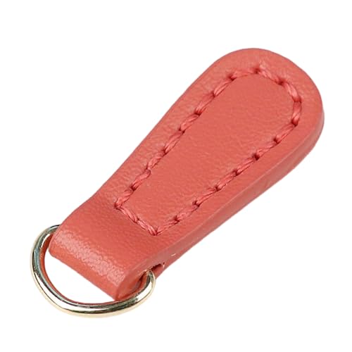 EUYueli 2 Stück Reißverschlüsse Anhänger abnehmbare Reißverschlüsse aus PU-Leder für Koffer, Stiefel, Jacken, Rucksäcke, Geldbörse, Kleidung von EUYueli