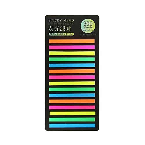 EUYueli 300 Stück Klebeetiketten, durchscheinende Seitenreiter, Lesezeichen, zum Klassifizieren von Dateien, Post-Tabs, Aufkleber EUYueli 300 Stück Klebeetiketten, durchscheinende Seitenreiter, Lesezeichen, zum Klassifizieren von Dateien, Post-Tabs, Aufkleber von EUYueli