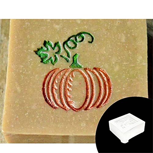 EUYueli Halloween Acryl Transparent Siegel Natürliche Bio-Seifenherstellung Werkzeuge Zubehör Cartoon Muster Seife Stempelblock von EUYueli