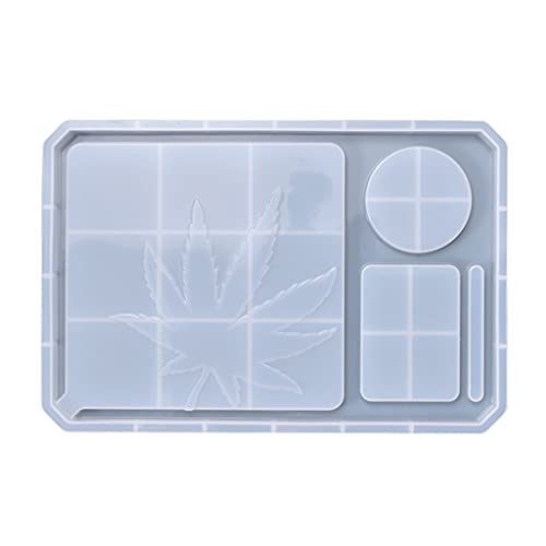 Epoxidharz-Form, Make-up-Tablett, Kosmetik-Silikonform, Epoxidharz, Aufbewahrungsschale, Harzform für dekoratives Schmucktablett von EUYueli
