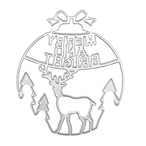 Exquisite Metall-Stanzform für Weihnachten, Einladungskarten, Prägeschablone, Weihnachtsfeier, Dekoration, Zubehör von EUYueli