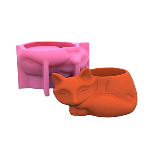 Geometrische kleine Gips-Silikonformen, Aufbewahrungsbox, Form für die Herstellung von Töpfen, Blumentopfhaltern von EUYueli