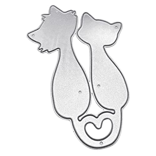 Metall-Stanzform mit Katzenmotiv für Haustiere, Prägeschablone, Tagesgrußkarten, Dekoration Metall-Stanzform mit Katzenmotiv für Haustiere, Prägeschablone, Tagesgrußkarten, Dekoration von EUYueli