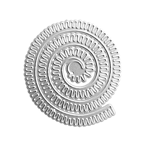 Metall-Stanzformen mit gelockten Blumen, zum Basteln, Karbonstahl, Prägeschablone, Schablone, Scrapbooking, für Karten, Stanzformen von EUYueli