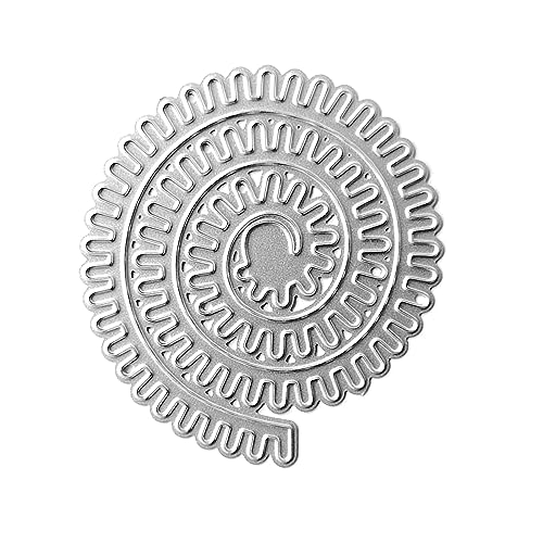 Metall-Stanzformen mit gelockten Blumen, zum Basteln, Karbonstahl, Prägeschablone, Schablone, Scrapbooking, für Karten, Stanzformen von EUYueli