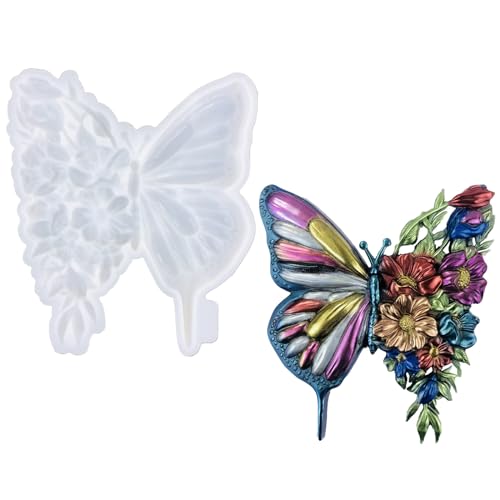 Schmetterlings-Epoxidharz-Formen, große Tier-Silikonform zum Aufhängen an der Wand, Desktop-Ornament, Heimdekorationen Schmetterlings-Epoxidharz-Formen, große Tier-Silikonform zum Aufhängen an der Wand, Desktop-Ornament, Heimdekorationen von EUYueli