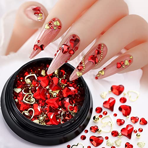 Valentinstag flache Rückseite Charms Strasssteine Kunst Strass Nieten Kunst Dekor Zubehör Valentinstag flache Rückseite Charms Strasssteine Kunst Strass Nieten Kunst Dekor Zubehör von EUYueli