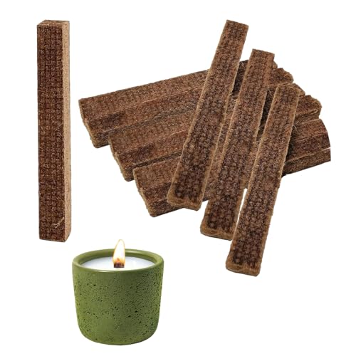 Dauerdocht für Wachsfresser, 10 Stück Dauerdocht Kerzendocht Dicke, 1 cm Kerzen Docht für Betonfeuer, Dauerhafte Dochte für Draußen, Schmelzlicht & Kerzenrestefresser Dauerdocht für Wachsfresser, 10 Stück Dauerdocht Kerzendocht Dicke, 1 cm Kerzen Docht für Betonfeuer, Dauerhafte Dochte für Draußen, Schmelzlicht & Kerzenrestefresser von EVDZNA