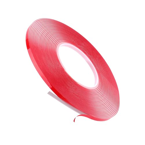 EVDZNA 10 M Silikon Dichtband, 6 mm x 2 mm Dichtlippe Glasbodenplatte, Transparent Silikon Dichtungsband, Dichtung Glasdichtungen Selbstklebend, Dichtlippe für Kaminofen, Ofenplatte von EVDZNA