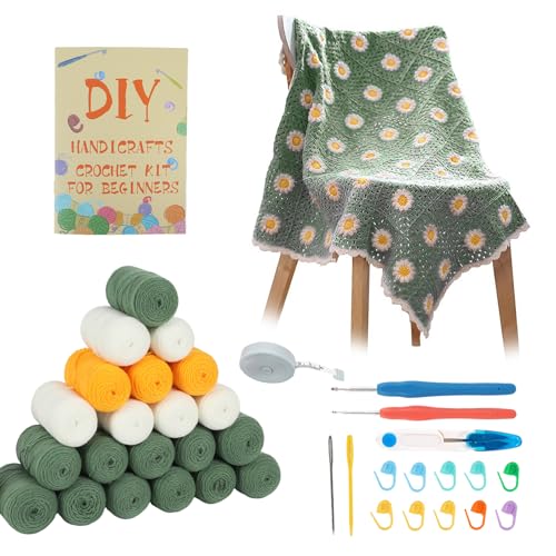 EVERDIJ Granny Square, DIY-Starter-Set mit einfachem Garn, Blockierbrett, Mustern und Video-Tutorial, einfaches Strickset EVERDIJ Granny Square, DIY-Starter-Set mit einfachem Garn, Blockierbrett, Mustern und Video-Tutorial, einfaches Strickset von EVERDIJ