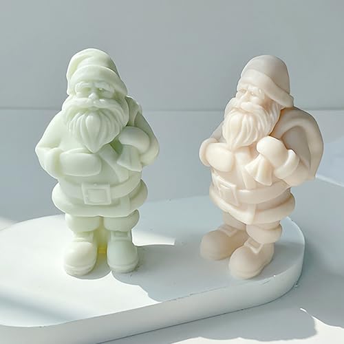 3D-Silikonform für Weihnachtsmann, Baum, Wellen, Kerzen, Ton, Schmuck, Harz, Gießform – 3D-Silikonform für Bastelbedarf und Kerzenherstellung 3D-Silikonform für Weihnachtsmann, Baum, Wellen, Kerzen, Ton, Schmuck, Harz, Gießform – 3D-Silikonform für Bastelbedarf und Kerzenherstellung von EVERELAM
