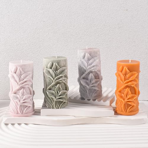 Gebogene Silikon-Blumen-Harzform – Spiral- und Zylinderformen für Harzgießen und Kerzenherstellung Gebogene Silikon-Blumen-Harzform – Spiral- und Zylinderformen für Harzgießen und Kerzenherstellung von EVERELAM