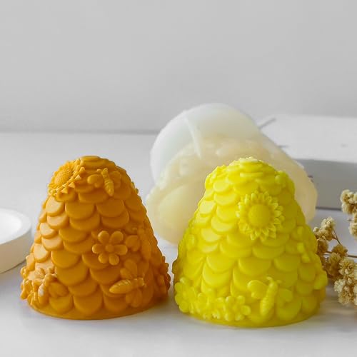 Honigbienen-Waben- und Tierkerzen- und Harzgussformen – 3D-Silikonformen für Kerzenherstellung und Schmuck, Kunstharz-Bastelbedarf Honigbienen-Waben- und Tierkerzen- und Harzgussformen – 3D-Silikonformen für Kerzenherstellung und Schmuck, Kunstharz-Bastelbedarf von EVERELAM