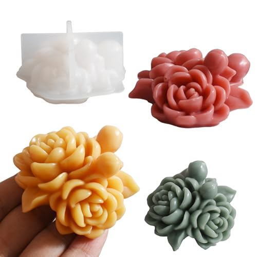 Silikonform für 3D-Blütenknospen, Wellenkerzen, Silikonharz, Gießformen für Kerzen, Harz und Seife, Bastelbedarf Silikonform für 3D-Blütenknospen, Wellenkerzen, Silikonharz, Gießformen für Kerzen, Harz und Seife, Bastelbedarf von EVERELAM