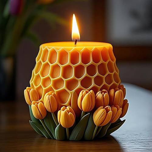 Silikonform für Kerzen, Harz, Waben, Rosen, Tulpen, Sukkulenten, Zylinderformen, Silikonharz, Gießformen für Kerzen, Harz und Seife Silikonform für Kerzen, Harz, Waben, Rosen, Tulpen, Sukkulenten, Zylinderformen, Silikonharz, Gießformen für Kerzen, Harz und Seife von EVERELAM