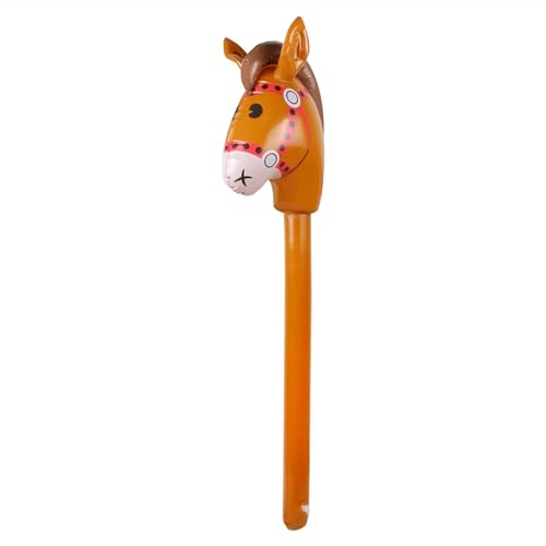 EVERMARKET Aufblasbarer Pferdestock, Luftballons, Pony-Stick für Weihnachten, Pferde-Thema, Geburtstagsparty, Dekoration, Partyzubehör, aufblasbares Pferd, Kostümstäbe, Braun, 1 Stück EVERMARKET Aufblasbarer Pferdestock, Luftballons, Pony-Stick für Weihnachten, Pferde-Thema, Geburtstagsparty, Dekoration, Partyzubehör, aufblasbares Pferd, Kostümstäbe, Braun, 1 Stück von EVERMARKET