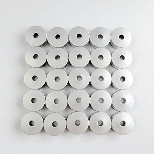 25 Stück große Aluminium-Spulen für Handi Quilter Hq16 Hq18 A-1 Quilter 25 Stück große Aluminium-Spulen für Handi Quilter Hq16 Hq18 A-1 Quilter von EVERNICE