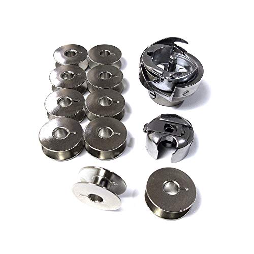 Drehhaken + Spulenkapsel + Spulen + Spulenwickler für Mitsubishi Db120 126 130 Ls2-130 150 680 von EVERNICE