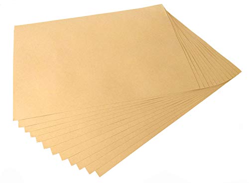 A4 Kraftpapier, 50 Blatt à 120 g/m², mattes Finish/Druckkarton, Bastelbögen von EVG