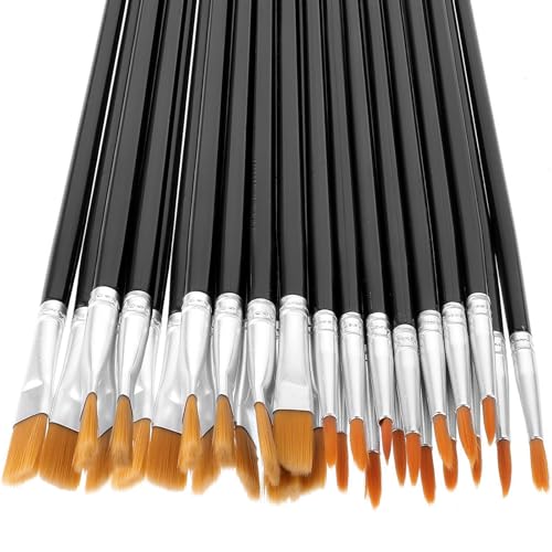 30 Stück Pinsel Set, Bestehend aus 15 Großen und 15 Kleinen Pinseln, Pinselset, Künstler Pinselset, Aquarellpinsel, Geeignet für Malbegeisterte, Kinder und Erwachsene Zum Male 30 Stück Pinsel Set, Bestehend aus 15 Großen und 15 Kleinen Pinseln, Pinselset, Künstler Pinselset, Aquarellpinsel, Geeignet für Malbegeisterte, Kinder und Erwachsene Zum Male von EVTHUR