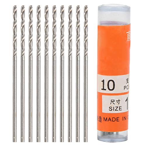 1,0 mm Twist Bohrer Bit Hochgeschwindigkeit Stahl gerade Shank Perlenperlen Stanzzubehör für Schmuckherstellung von EVTSCAN