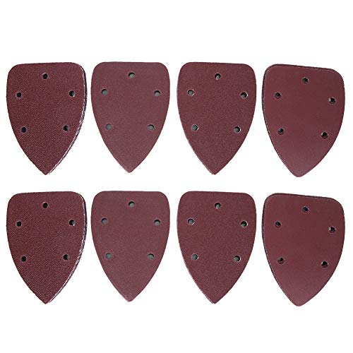 40pcs Dreieck Schleifpapier zurück Samt 5 Loch Set Schleifpolierwerkzeuge 140 x 90 mm Metall Aluminium Kupfer Hartholz Synthetische Materialien 40pcs Dreieck Schleifpapier zurück Samt 5 Loch Set Schleifpolierwerkzeuge 140 x 90 mm Metall Aluminium Kupfer Hartholz Synthetische Materialien von EVTSCAN