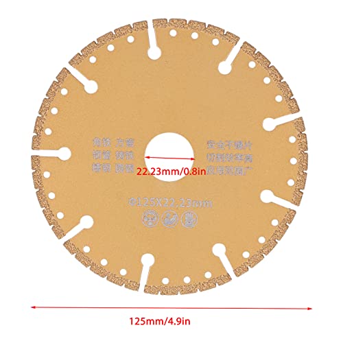 Braten Sägeblatt Multifunktions-Schneid scheibe Stahl Metall löten Schneid rad 125X22,23mm Braten Sägeblatt Multifunktions-Schneid scheibe Stahl Metall löten Schneid rad 125X22,23mm von EVTSCAN
