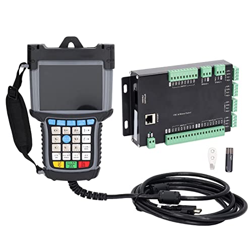 CNC Motion Controller 3 Achsensteuersystem mit 5 Zoll Farbbildschirm 24 V DC für den Maschinenbetrieb CNC Motion Controller 3 Achsensteuersystem mit 5 Zoll Farbbildschirm 24 V DC für den Maschinenbetrieb von EVTSCAN