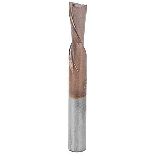 Doppelschnitzer Mahlschneider langlebiger gerader Mahlen Holzbearbeitung Bit Holz Acryl PVC (6 * 6 * 12 * 50mm) von EVTSCAN