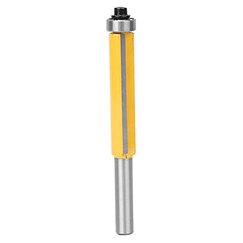 Fräser mit 8-mm-Schaft, Fräser für die Holzbearbeitung, mit Lager, Bündigfräser, präzises Trimmen für Holzbearbeitungsprojekte (8*12.7*50.8mm) von EVTSCAN