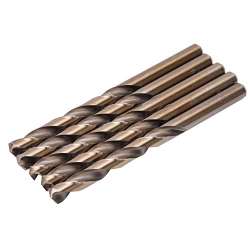 HSS Hochgeschwindigkeits -Stahlbohrer elektrische Bohrer Werkzeug für Eisenbohrungen 9 mm/9,5 mm (9.0 5 pieces per box/full mill 4341 (1 box in) von EVTSCAN