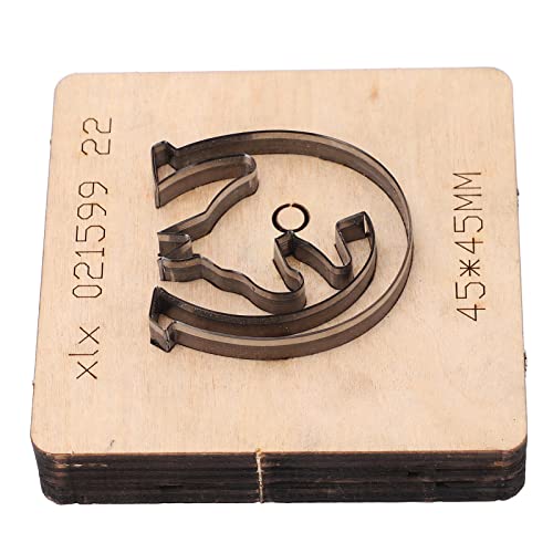 Lederstanzstempel -Wolf -Form -Legierungsstahl und Birkenstanzwerkzeug für Gummischneidemittel DIY -Schlüsselanhänger Anhänger Brieftaschengürtel Lederstanzstempel -Wolf -Form -Legierungsstahl und Birkenstanzwerkzeug für Gummischneidemittel DIY -Schlüsselanhänger Anhänger Brieftaschengürtel von EVTSCAN