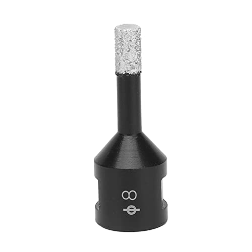 Marmor-Lochsäge, großes Diamantbohrwerkzeug für Steinmetze, Farbe Schwarz (8mm) von EVTSCAN