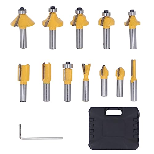 Router Bit Set Hartmetall Klinge Holzbearbeitung Fräser 12PCS für Kanten Schlitzen Trimmen Router Bit Set Hartmetall Klinge Holzbearbeitung Fräser 12PCS für Kanten Schlitzen Trimmen von EVTSCAN
