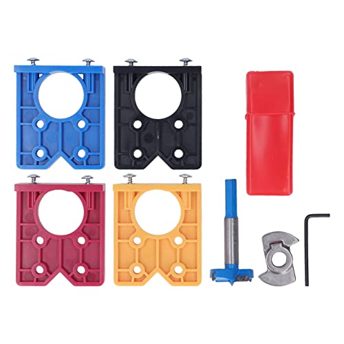 Scharnier -Jig -Kit blau rot gelb schwarz 35mm Bohrführer Holzbearbeitung Loch Opener -Türschrank kompakte Größe einfach Gebrauch Scharnier -Jig -Kit blau rot gelb schwarz 35mm Bohrführer Holzbearbeitung Loch Opener -Türschrank kompakte Größe einfach Gebrauch von EVTSCAN