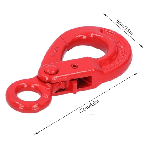 Slip Hook Safety Lock Starke Lagerkapazität Stabiles Heben von Schlepptau-Haken G80 2T Augentyp Selbstverriegelung Rotation Haken Hakenfabrik-Anschluss Crane Construction von EVTSCAN