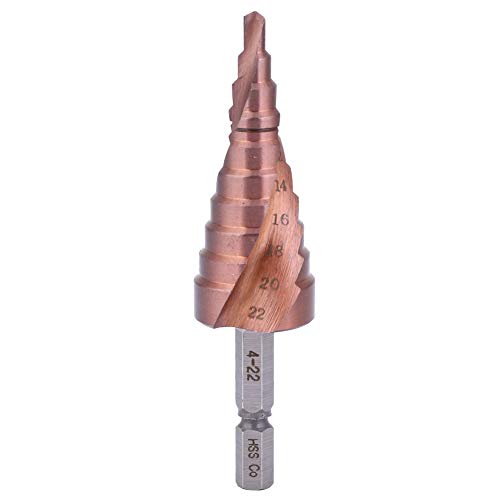 Stiefmaschinenbohrbit Multifunktionales Kobaltbeschichtung Hochgeschwindigkeits -Stahl -Hex -Schaft -Loch -Öffnenwerkzeug (4-22) von EVTSCAN